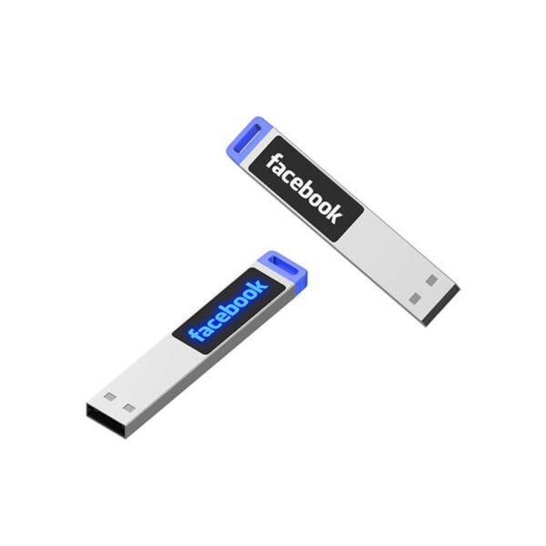 Light-Up Book Clip USB Drive - Image 2