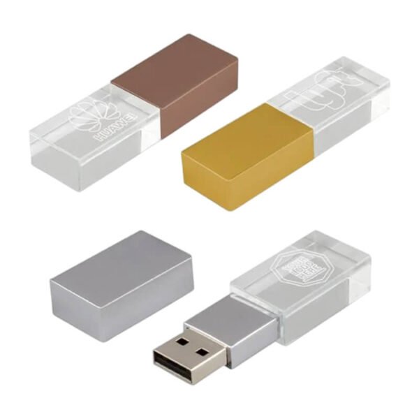 Metal Crystal USB Flash Drive - Image 4
