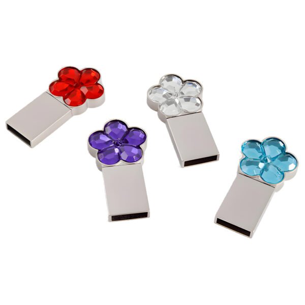 Flower Metal Notepad USB Flash Drive - Image 2