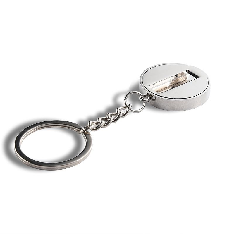 Memoria USB con llavero redonda tipo METONI - llavero personalizado por encargo