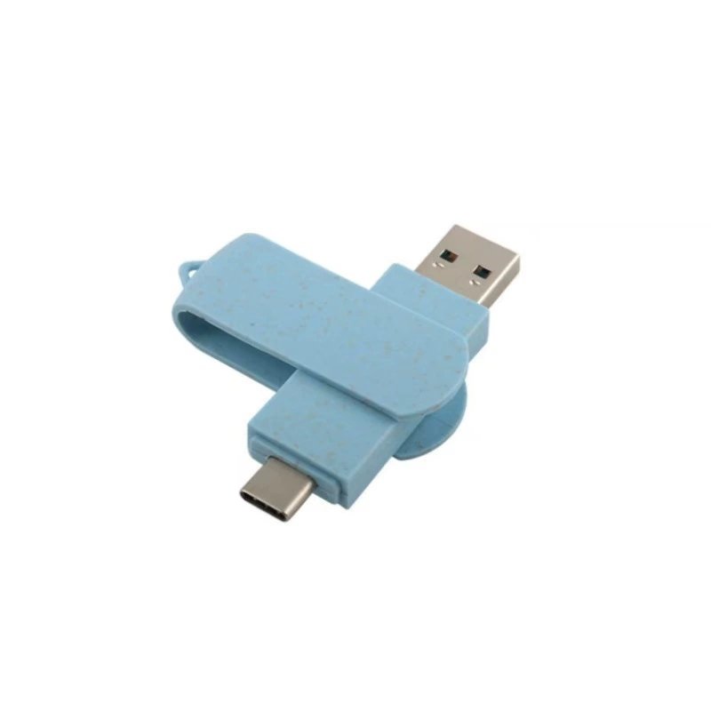 mini usb c flash drive light blue