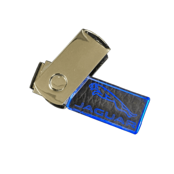 Rotating Acrylic Light-Up USB Drive - Image 2