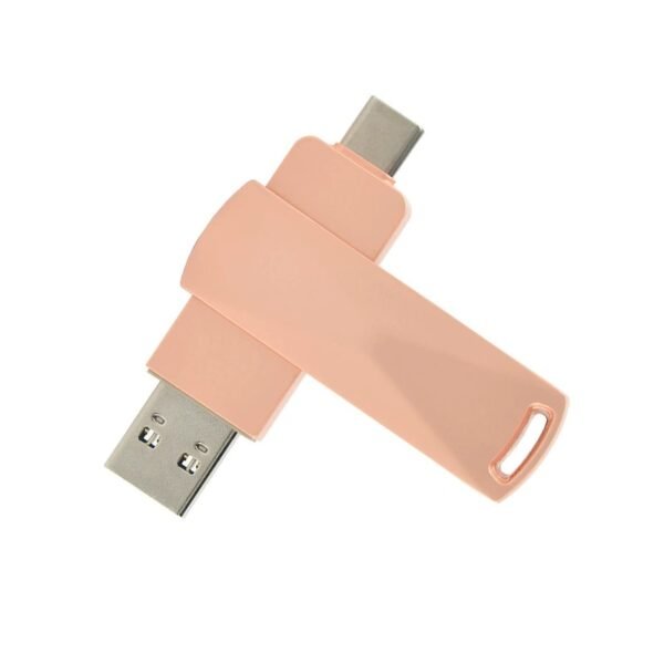 rotating metal usb type c flash drive2