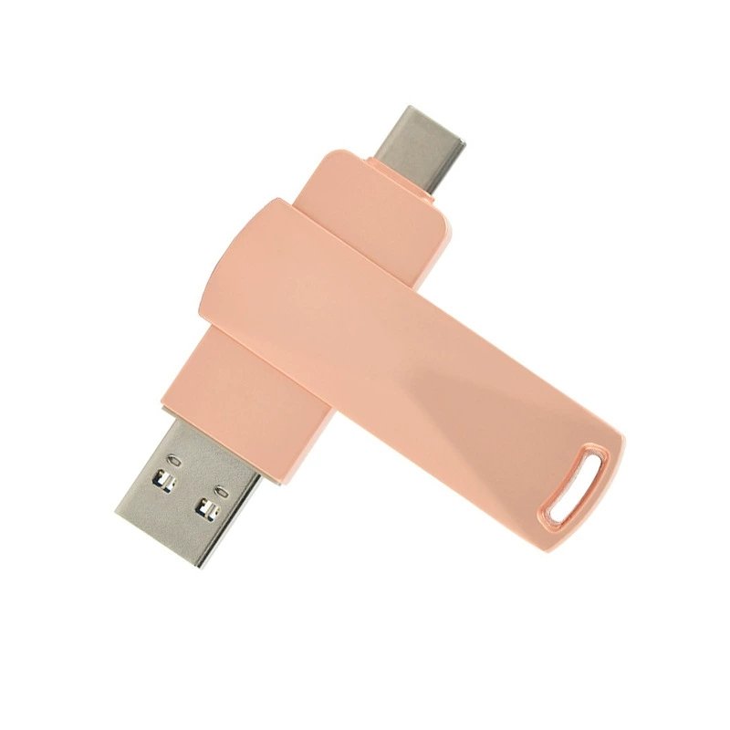 rotating metal usb type c flash drive2