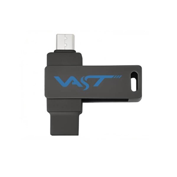 Type-C Rotating LED USB Flash Drive - Image 2