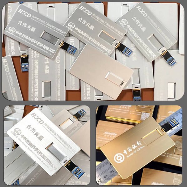 Metal Card Shaped USB 3.0 Flash Drive - Image 4