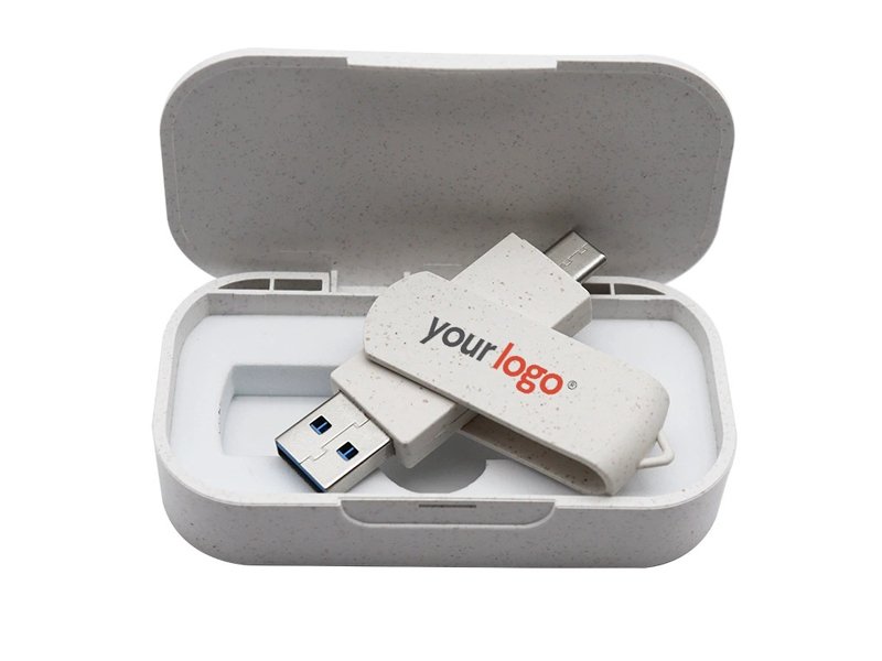 usb c flash drive 128gb with logo