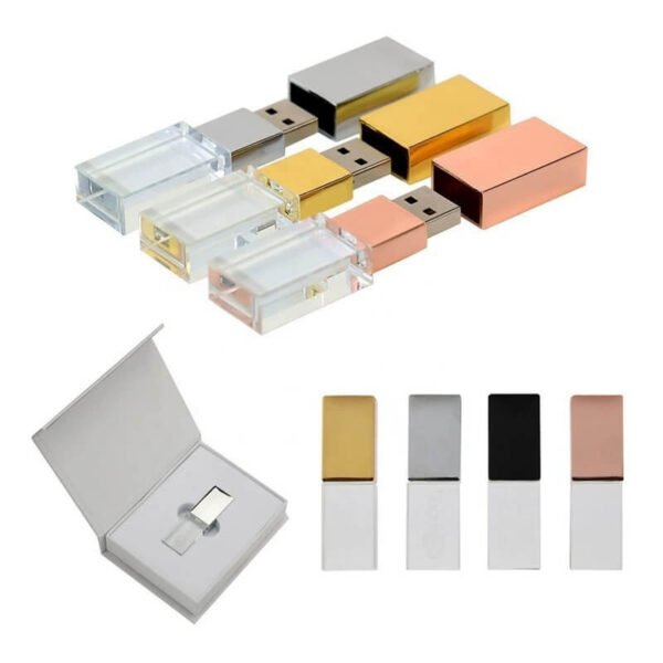 Metal Crystal USB Flash Drive - Image 2