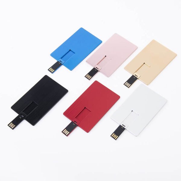 Metal Card Shaped USB 2.0 Flash Drive - Image 3